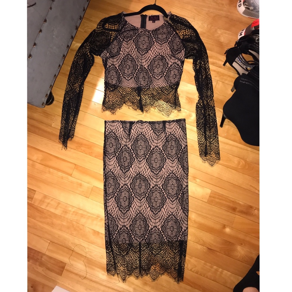 Hot Miami styles two piece dress - Picture 1 of 4